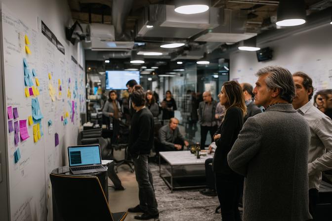 In-person workshop with enterprise teams